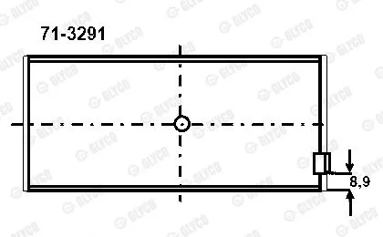 GLYCO Bearing (71-3291)