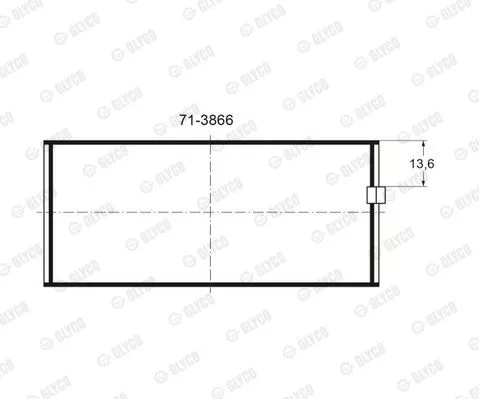 GLYCO Bearing (71-3866)