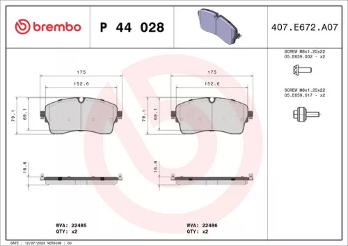 Brake Pad Set, disc brake