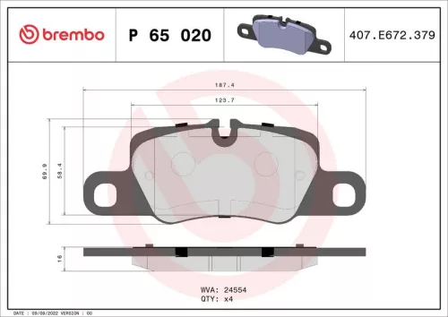 Brake Pad Set, disc brake