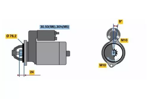 BOSCH Starter (0 001 109 427)