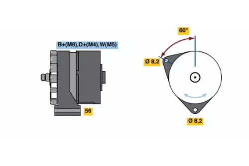 BOSCH Alternator (0 120 469 585)