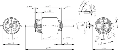 BOSCH Electric Motor, interior blower (0 130 101 616)
