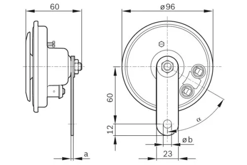 BOSCH Signal Horn (0 986 320 191)