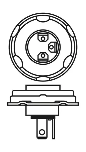 BOSCH Bulb, headlight (1987302023)