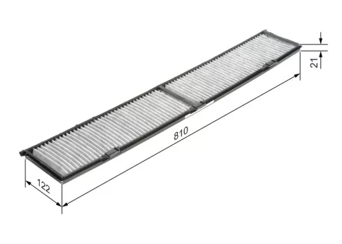 BOSCH Filter, cabin air (1987432424)