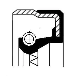 CORTECO Shaft Seal, differential (01016962B)