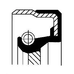 CORTECO Shaft Seal, manual transmission (01017136B)