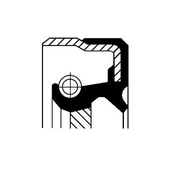 CORTECO Shaft Seal, manual transmission (01033293B)