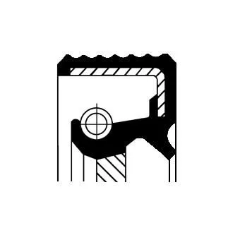 CORTECO Shaft Seal, automatic transmission (01035174B)