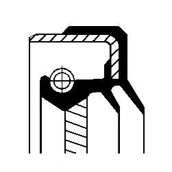 CORTECO Shaft Seal, differential (01035432B)