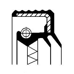CORTECO Shaft Seal, wheel hub (12013927)
