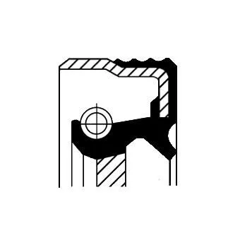 CORTECO Shaft Seal, crankshaft (12014380B)