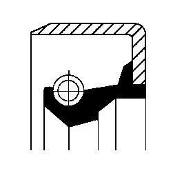 CORTECO Shaft Seal, steering gear (19016631B)