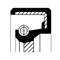 CORTECO Shaft Seal, automatic transmission (19033908B)