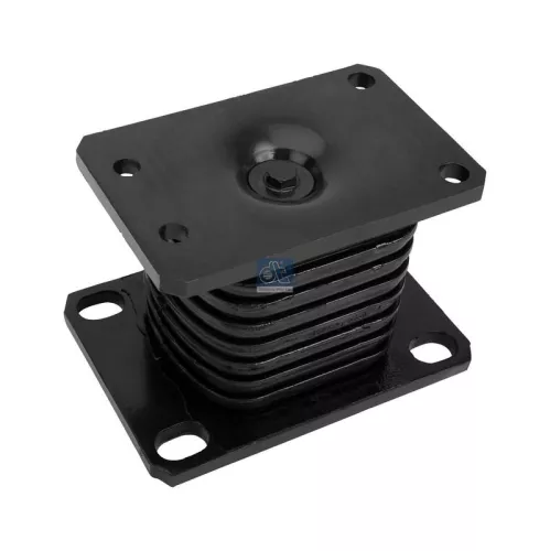 Mounting, leaf spring