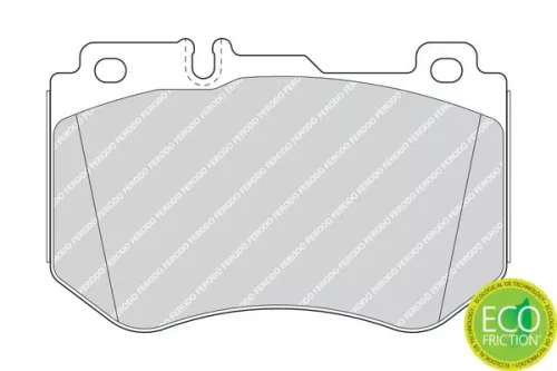 FERODO Brake Pad Set, disc brake (FDB4607)