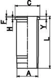 KOLBENSCHMIDT Cylinder Liner (89328110)
