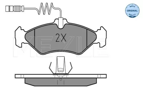 MEYLE Brake Pad Set, disc brake (0252162117)