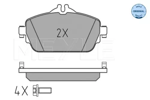 MEYLE Brake Pad Set, disc brake (0252203219)