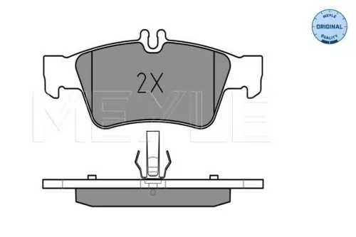 MEYLE Brake Pad Set, disc brake (0252333416)