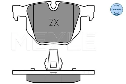 MEYLE Brake Pad Set, disc brake (0252373217)