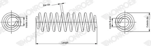 MONROE Suspension Spring (SP4359)