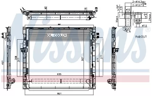 NISSENS Condenser, air conditioning (940394)