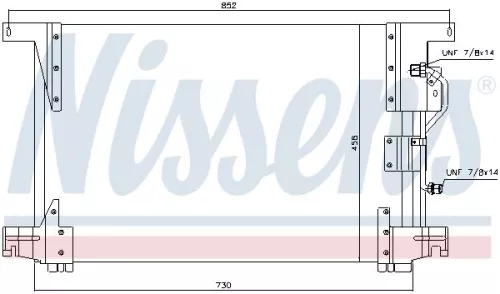 NISSENS Condenser, air conditioning (94336)