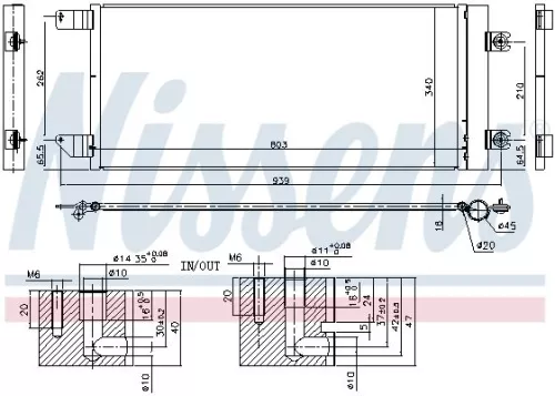 NISSENS Condenser, air conditioning (940495)