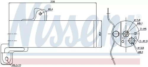 NISSENS Dryer, air conditioning (95497)