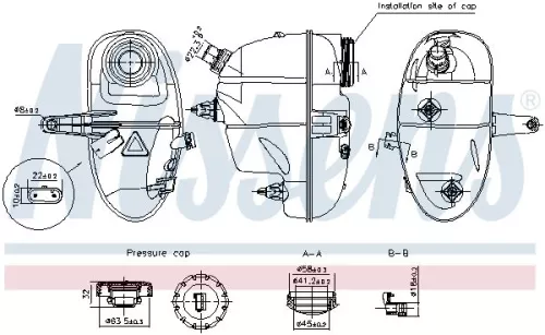 NISSENS Expansion Tank, coolant (996192)