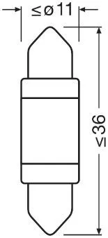 OSRAM Bulb (6418DWP-01B)