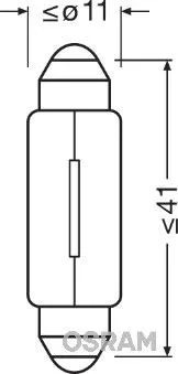 OSRAM Bulb, interior light (6429)