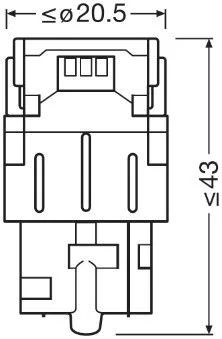 OSRAM Bulb (7505DRP-02B)