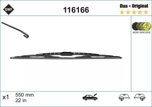 SWF Wiper Blade (116166)