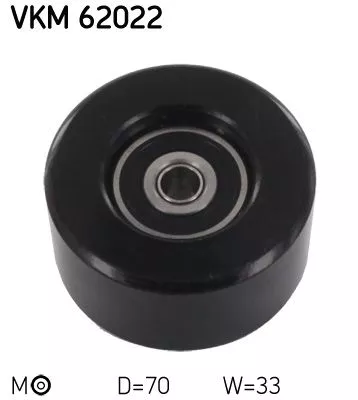 SKF Belt Tensioner, V-ribbed belt (VKM62022)
