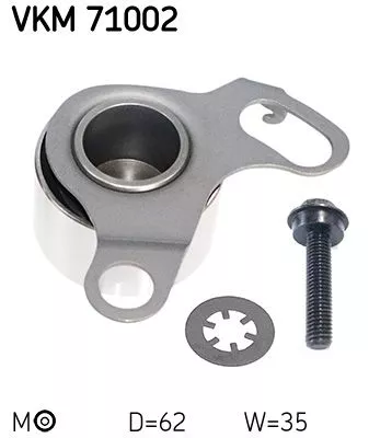 SKF Tensioner Pulley, timing belt (VKM71002)