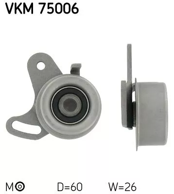 SKF Tensioner Pulley, timing belt (VKM75006)