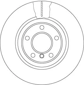 TRW Brake Disc (DF6616S)