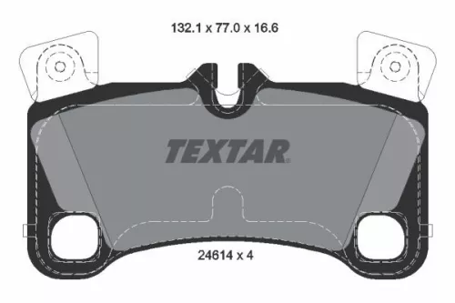 TEXTAR Brake Pad Set, disc brake (2461401)
