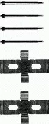 TEXTAR Accessory Kit, disc brake pad (82018600)