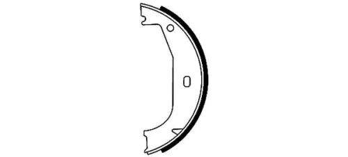 TEXTAR Brake Shoe Set, parking brake (91045500)