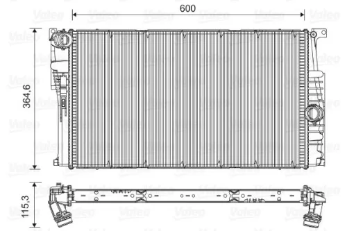 Radiator, engine cooling
