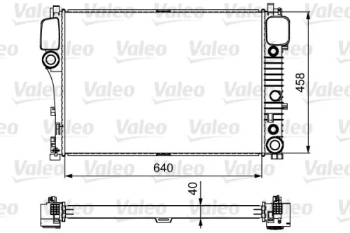 VALEO Radiator, engine cooling (735299)