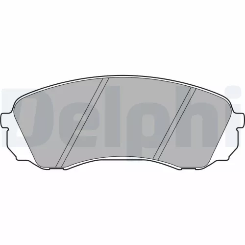 DELPHI Brake Pad Set, disc brake (LP2094)