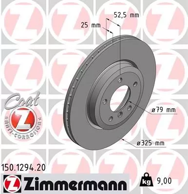 ZIMMERMANN Brake Disc (150.1294.20)