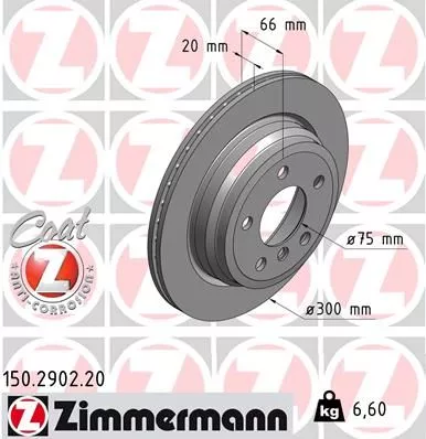 ZIMMERMANN Brake Disc (150.2902.20)