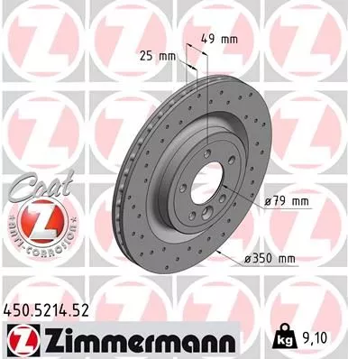 ZIMMERMANN Brake Disc (450.5214.52)