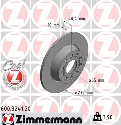 ZIMMERMANN Brake Disc (600.3241.20)